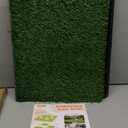 LOOBANI Dog Grass Pad with Tray - Dog Litter Box - Indoor Potty for Apartment and Patio Training - with 2 Packs Grass Pee Pads for Replacement, 1620 Inch