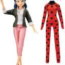 Miraculous Cat Ladybug Superhero Secret Marinette with Ladybug Fashion Outfit by Playmates Toys