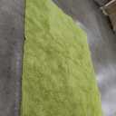 TWINNIS Super Soft Shaggy Rugs Fluffy Carpets 8x10 Feet, Indoor Modern Plush Area Rugs for Living Room Bedroom Kids Room Nursery Home Decor, Upgrade Anti-Skid Rectangular Fuzzy Rug, Green