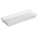 Oggi Clear Drawer Organizer - 6.25" X 15.75" - Ideal for Organizing Kitchen Drawers, Office, Desk, Silverware, Kitchen Utensils, Cosmetics and Bathrooms