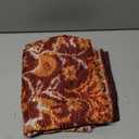 Apdidl Boho Mandala Hippie Wall Tapestry for Bedroom Aesthetic, Indian Bohemian Floral Tapestries Blanket Art Decor, Vintage Orange Fabric Vertical Wall Hanging for Living Room Dorm 60" X 79"