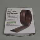 Cable Cover Floor 6FT, Brown Floor Cord Cover, Single Cord Protector Extension Cord Covers for Floor, Floor Wire Covers for Cords - Floor Wire Cover Cord Cavity: 0.47" (W) x 0.24" (H)