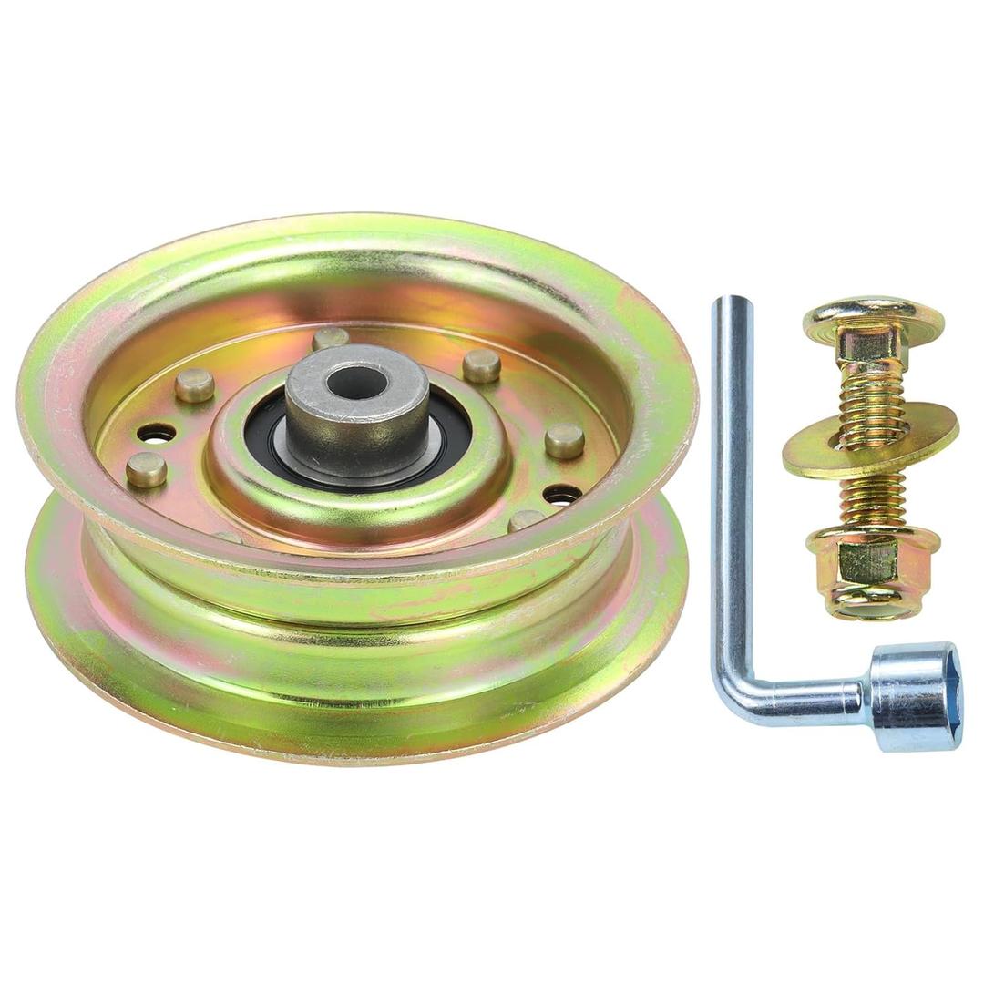 156493 Idler Pulley Replaces 532173901, 532156493, 173901, Oregon 78-053, 280-238 for Husqvarna YTH180 GTH200 GTH225 YTH1746 YTH2046 YTHK1746 HCYTH180C HCYTH180E GTVH200 Lawn Tractors