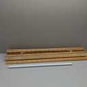 Artdix Roman Shades, Exclusive Cordless Natural Woven Wood Bamboo Roman Shades, Custom Blackout Bamboo Window Shades for Indoor Windows