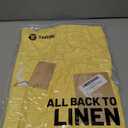 TARSE Womens Linen High Waisted Shorts with Pockets (Yellow, XL)