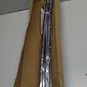 Bonpally Curved Shower Curtain Rod for Bathroom, 40-72 Inches Adjustable Curved Shower Rod, 0.9MM Aluminum Shower Curtain Rod with Rotating Brackets for Extra Shower Space, Need to Drill, Black