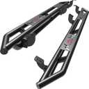 CLAMBER Running Boards for 2007-2021 Toyota Tundra CrewMax Cab with 4 Full Size Doors (NOT for Double Cab) | Side Step Rails Black Metal Nerf Bars (C0 Three Tubes Black)