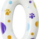 Number Blue and Yellow Dog Paw Themed Birthday Candles, Dog Patrol Toppers Candles Cupcake Decor for Boys Girls,Happy Cartoon Birthday Cake Candles Party Decorations Supplies (0, White)