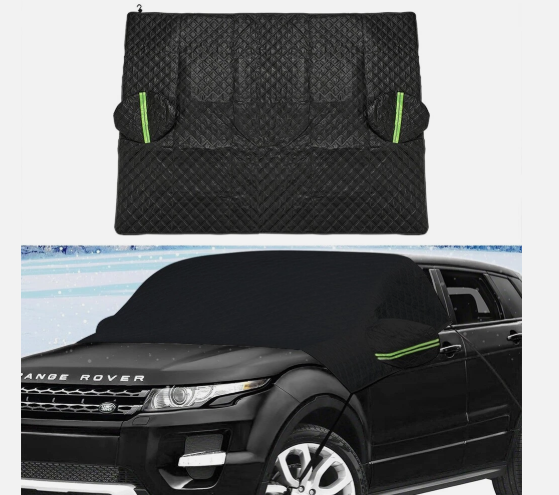 2.4*1.45m Car Windshield Cover for Any Weather 2 Side Mirror Protector Windproof