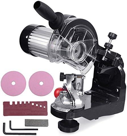 Amazon.com : VEVOR Saw Chain Grinder with Grinding Wheels Chain Grinder 1/8 and 3/16 Inch Electric Chainsaw Sharpener Bench or Wall Mounted : Patio, Lawn & Garden