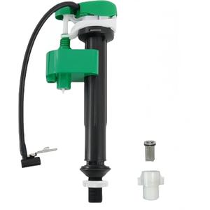 Toilet Fill Valve Compatible with TOTO Vintage Supply Valve, G1/2 Inlet with G3/4 Adapter, Filter & Supply Tube, Fits SW734B 874 768 708 719RB CW744, WC Repair Accessory