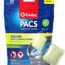 O-Cedar MicroTwist MAX Microfiber Mop with 2 MicroTwist MAX Refills and Citrus Floor Cleaning PACS (Variety Pack)