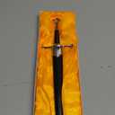 Medieval Sword Prop - Stainless Steel Short Sword with Sheath - 13.5-Inch Renaissance Sword Prop with Scabbard - LARP Swords with Metal Casting Fitting - Swords for Cosplay, Costumes, Events