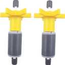 2-Piece Filter Cartridge Impeller, 360 Tank Filling Machine Impeller, Aquarium Tank External Filter Impeller, Water Pump Rotor Microsystem Replacement Impeller (HW303A/HW303B)