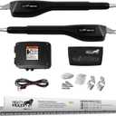 Mighty Mule MM372W-A Dual Gate Opener, Smart and Solar Ready, Includes Gate Opener Installation Ruler and More, Up to 16ft Long or 550lb per Leaf, Upgraded Gate Opener Kit