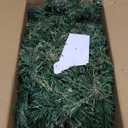 Christmas Garland Prelit 9 Ft with 50 Led Lights, Snow Style Xmas Garland, Battery Operated Christmas Decor for Mantle Stair Indoor Outdoor