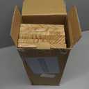 WOPITUES Wood Floating Shelves Set of 6, Shelves for Wall Decor, Farmhouse Shelf for Bedroom, Bathroom Storage Shelves, Book Shelves for Living Room - Rustic Brown