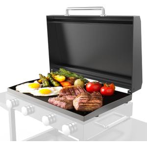 Hinged Lid for Blackstone Griddle 36 inch Griddle, Griddle Grill Hard Cover for Blackstone 1554 1836 1825 1866 2149 1984 2151 1863 2122, Flat Top Lid for Blackstone 36" Lids