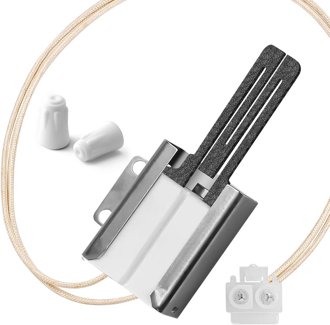 316489400 5304534663 Oven Igniter Gas Range 316489403 Compatible with Kenmore Frigidaire Crosley Replace 316428500 316428501 5304462661 7316489400 1197384 AP3963540 (Flat Style Ignitor) by Cenipar