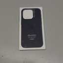 Apple iPhone 15 Pro Silicone Case with MagSafe: Lightweight Phone Case, Wireless Charging Compatible, Smooth Matte Finish; Black