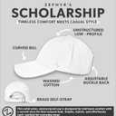 ZHATS Men's Standard NCAA Officially Licensed Hat Scholarship Patch Charcoal Defer