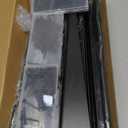 20 Pack Adjustable Wire Shelf Brackets  Heavy-Duty Double-Track Compatible Shelf Supports(Black,11.5 Inch)