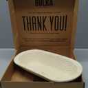 Bulka Large Oval 1kg Waffle Banneton Bread Proofing Basket Pressed Wood Pulp, Sourdough Proofing Basket – Non-Stick Brotform Sourdough Bread Baking Supplies, Made in Germany.