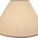 Aspen Creative 32772 Transitional Hardback Empire Shaped Spider Construction Lamp Shade in Flaxen, 18" wide (7" x 18" x 12 1/2")