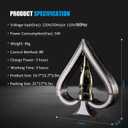 Ace of Spades LED Champagne Bottle Display Shelf, VIP Bottle Presenter with Sparklers, for Bar/Hotel/Nightclub/Private Party