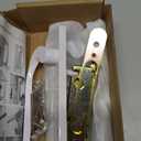 Patio Sliding Glass Door Handle Set with Mortise Lock 45 Keyway, Non-Keyed Offset Position Zinc Diecast I/E Pull Handles, Fits 3-15/16" H.C., 1-3/8" to 2-1/4" Thick Doors, Non-Handed, White