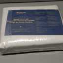 Bedsure 100% Washed Cotton Duvet Cover Queen Size - Natural White Minimalist Cotton Duvet Cover Linen Like for All Seasons - GentleSoft Plain Simple Bedding (Natural White, Queen, 90"x90")