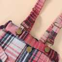 Baby Girl Clothes Sets: 3 Piece Skirt Sets Ribbed Top Plaid Skirts with Headband Fall Outfits for Toddler 6-48 Months (Pink)