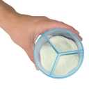 Dr. Brown's Travel Formula Dispenser with Lid, BPA Free - Blue - Holds 27oz