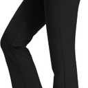 Safort 34" Women Bootcut Yoga Tall Dress Pants Flare Long Trousers Work Stretchy Business Casual Slacks Pockets L