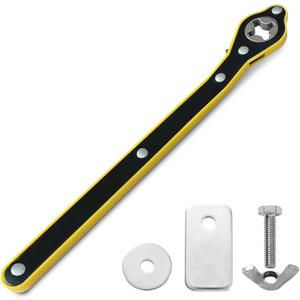 TONDA Jack Ratchet Wrench, Auto Labor-Saving Lug Wrench for Scissor Jack, Forward and Reversal Knob Design