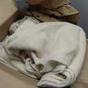 Lavish Threads Cotton Throw Blanket, Cream White Woven Design with Diamond Pattern and Fringe Tassels, Cozy Decorative Throw for Couch, Sofa & Bed, 50x60 Inch (Plain Woven) Beige