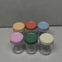 Artcochan Overnight Oats Containers with Lids 16 oz Glass Jars 6 Pack Glass Mason Jars with Airtight Lids, Perfect for Oats, Yogurt, Chia Pudding, Snack