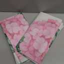 Pink Hydrangea Pillow Covers 20x20 Set of 2 Spring Summer Decorative Pillow Covers Flower Throw Pillow Case Square Cotton Linen Cushion Case for Outdoor Living Room Couch Sofa