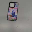 Case for iPhone 16 Pro, Trendy Aesthetic Preppy Coastal Beach Pattern Print, Glossy Hard PC Back Soft TPU Bumper, Slim Shockproof Anti-Scratch Cover for Teen Girls Women