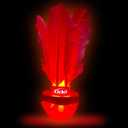 Kickit | The Original Birdie Soccer Trainer | Play Outdoors, Indoors or Backyard, Beach or Tailgate, All Ages Fun & Travel Friendly (Red LED)