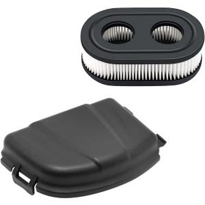 798452 593260 Air Filter with 595658 Lawn Mower Air Cleaner Cover Replacement for BS 103M02 104M02 104M05 09P700 093J02 550E 550EX, 575EX, 625EX, 625EXi, 675EXi, 725Exi, Troy-Bilt, Toro Recycler 22
