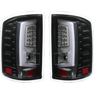 HECASA LED Tail Light Lamp Compatible with 2014-2018 GMC Sierra 1500 2500HD 3500HD Pickup LED Tube Bar Stop Lights LH & RH W/Harness Clear Lens Black Housing Pair Rear Brake Lamps HECASA LED Tail Light Lamp Compatible with 2014-2018 GMC Sierra 1500 2500HD 3500HD Pickup LED Tube Bar Stop Lights LH & RH W/Harness Clear Lens Black Housing Pair Rear Brake Lamps