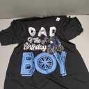 Dad of the Birthday Boy Dirt Bike B-day motocross Party T-Shirt (M)