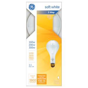GE 100/300 SW 3WY Bulb, 2 Pack