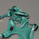 Cat Harness and Leash for Walking, The Upgrade Can be Adjusted in Four Directions and Breathable Cat Harness for Anti Escape That can be Fitted and Positioned, Reflective Strips Harness, Green,S