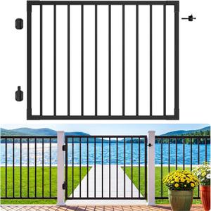 42 in. H x 4 ft. W 6063 Aluminum Deck Gate, No Sag, No Rust