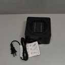 Gaiatop Mini Space Heater, Lightweight PTC Ceramic Fast Heating 500W Energy Efficient for Indoor Use, Overheating & 45 Tip-Over Protection, Portable Desk Electric Heaters for Office Home Black