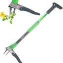 Grootpow WP5 Apex Weeder, Lightweight Weed Puller Tool for Women, Weeding Remover Tool with 3-Claw Stainless Steel, 39-inch Ergonomic Handle, Easily Remove Weeds Without Bending or Kneeling