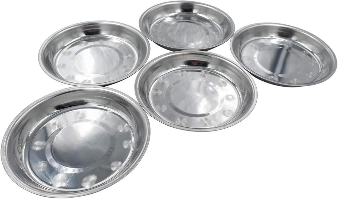 Dog Bowls Cat Bowls (Stainless Steel Dish 5-Pack)