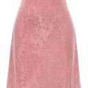 BTFBM Women's Summer Dress Sleeveless Spaghetti Strap Midi Dress Sexy Cowl Neck Floral Cocktail Dress Party Dresses (XXXL)